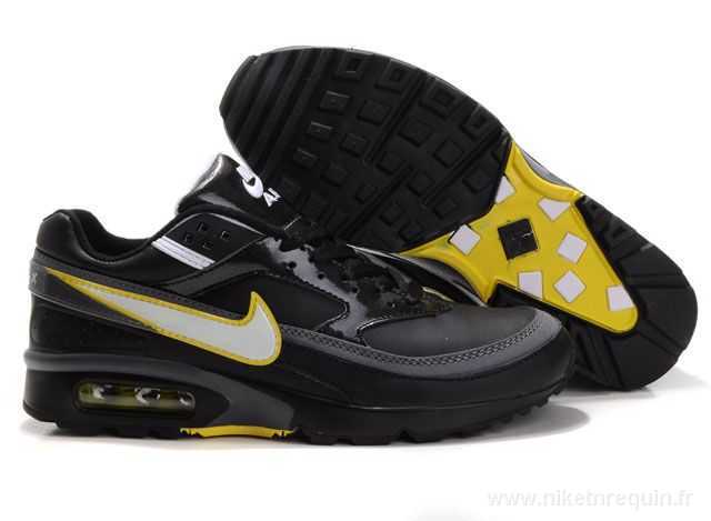 Air Max Bw Chaussures Noir Et Jaune